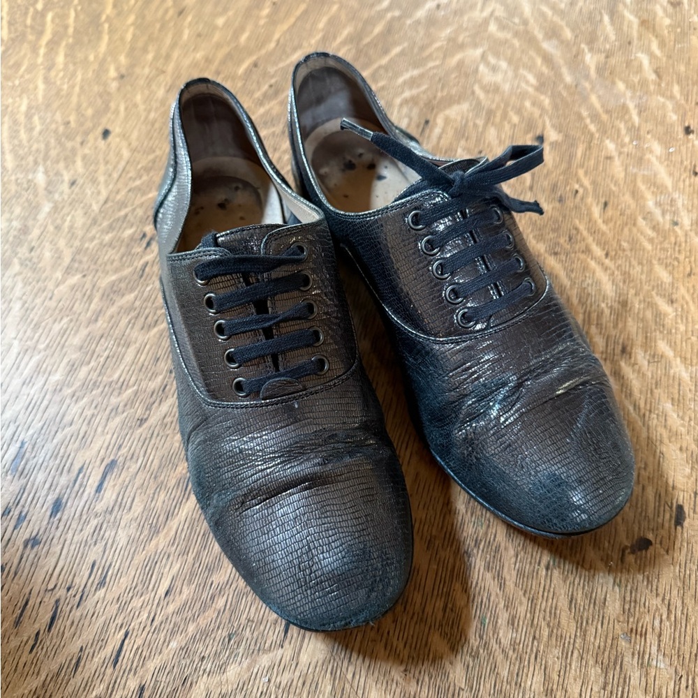 Christian Louboutin leather oxfords